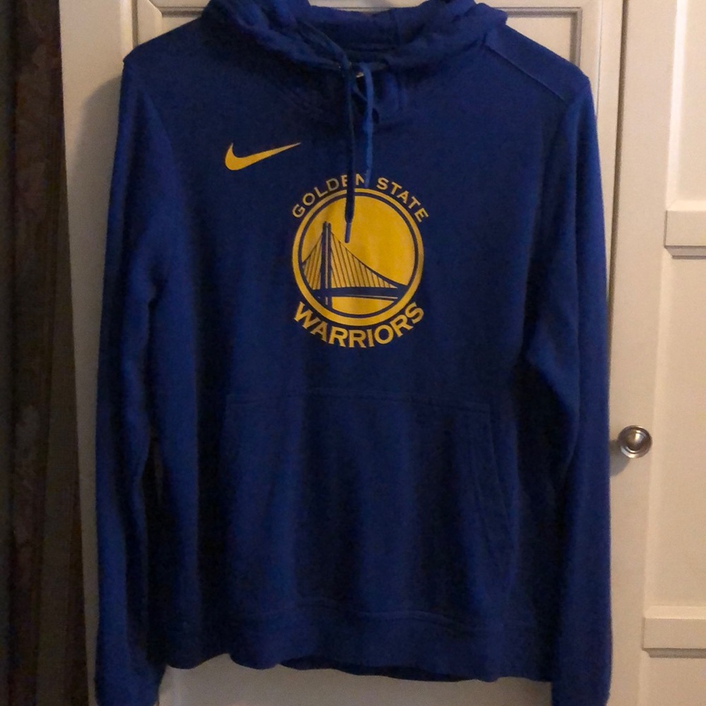 A blue nike sweaters